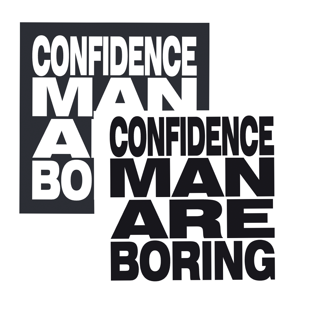 'Con Man Are Boring' Sticker Pack